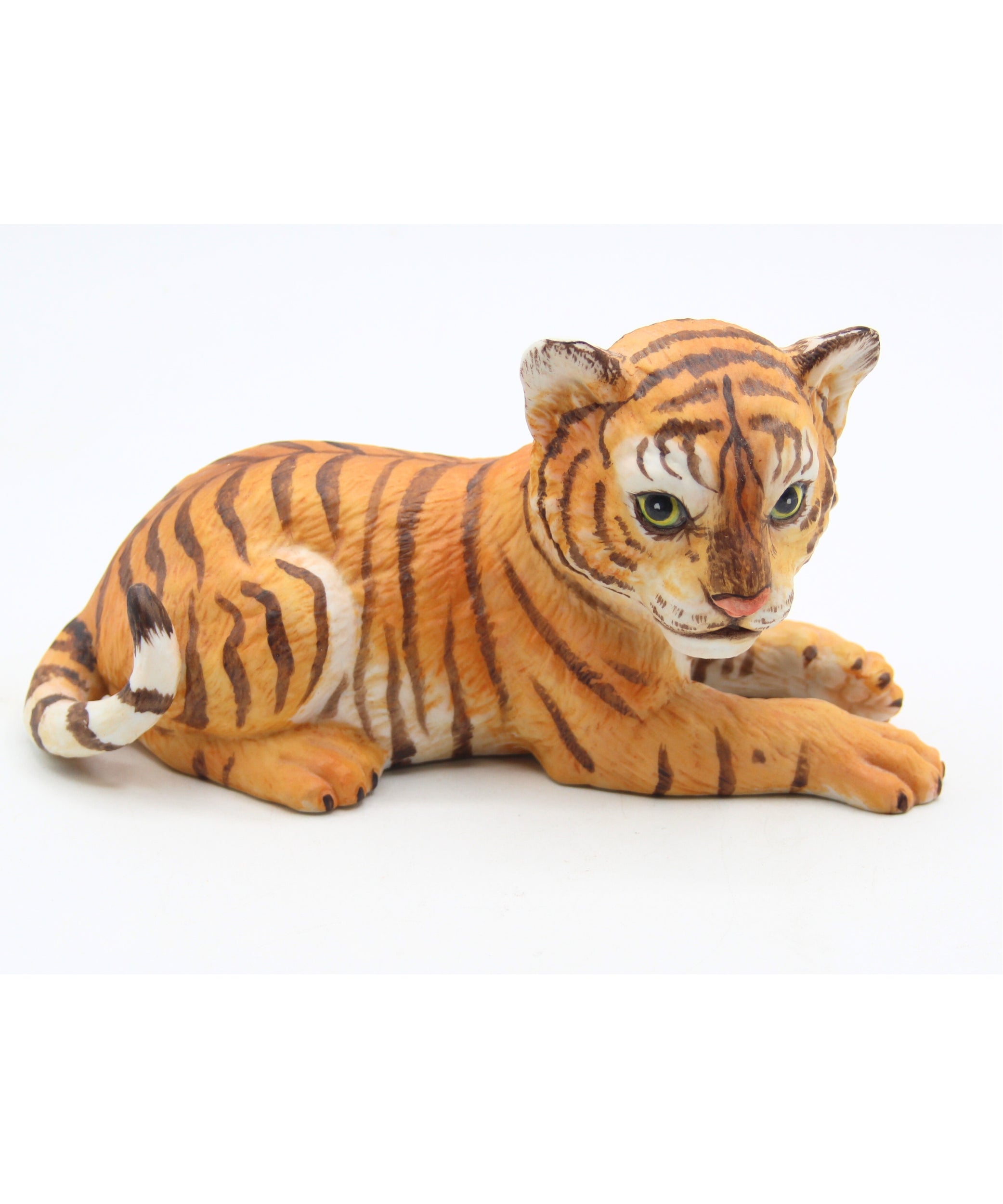 Vintage 1981 Roger J. Brown Kalina Tiger Cub Porcelain Figure