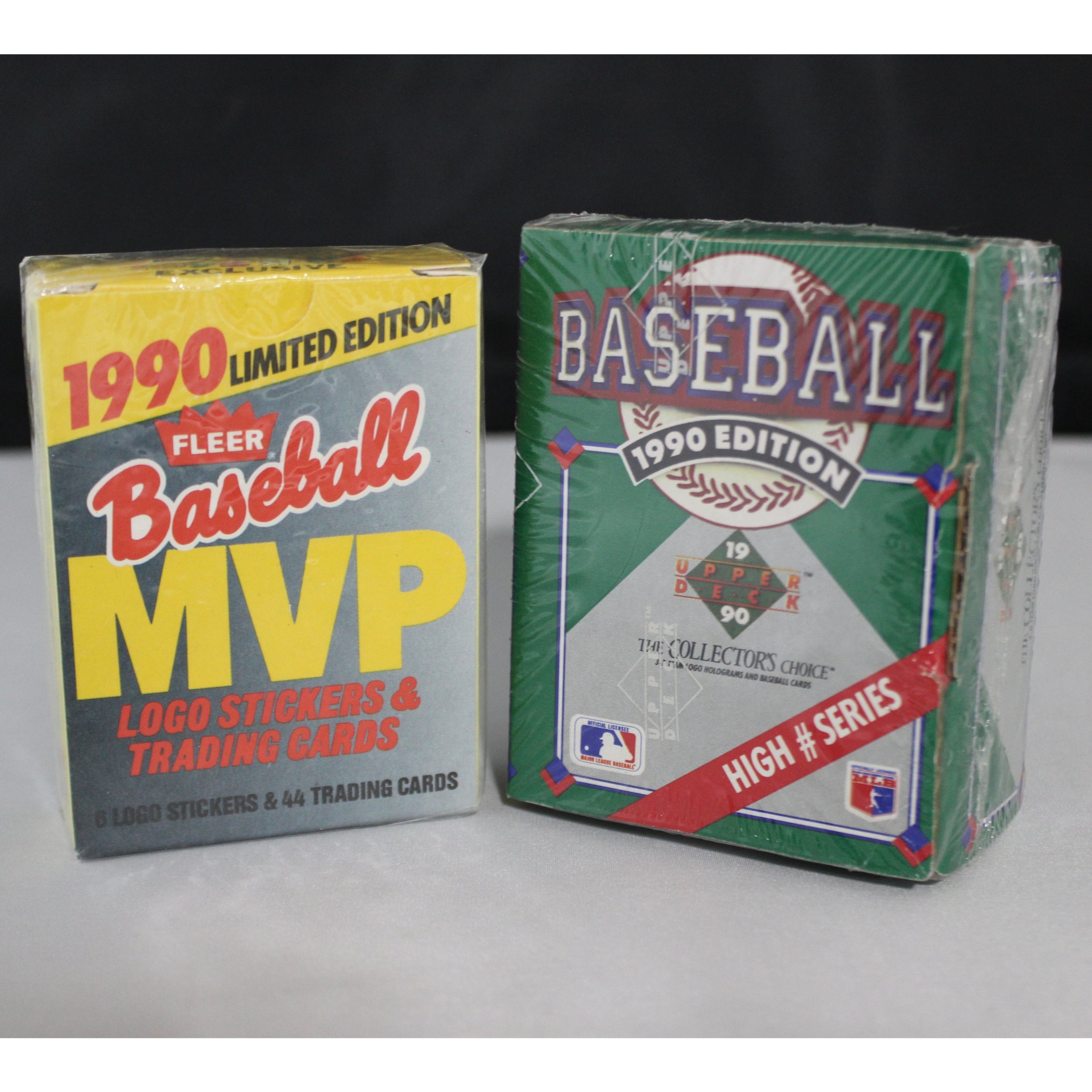 Lot of 2 1990 Baseball Card Sets | Fleer & Upper Deck |144 Total cards