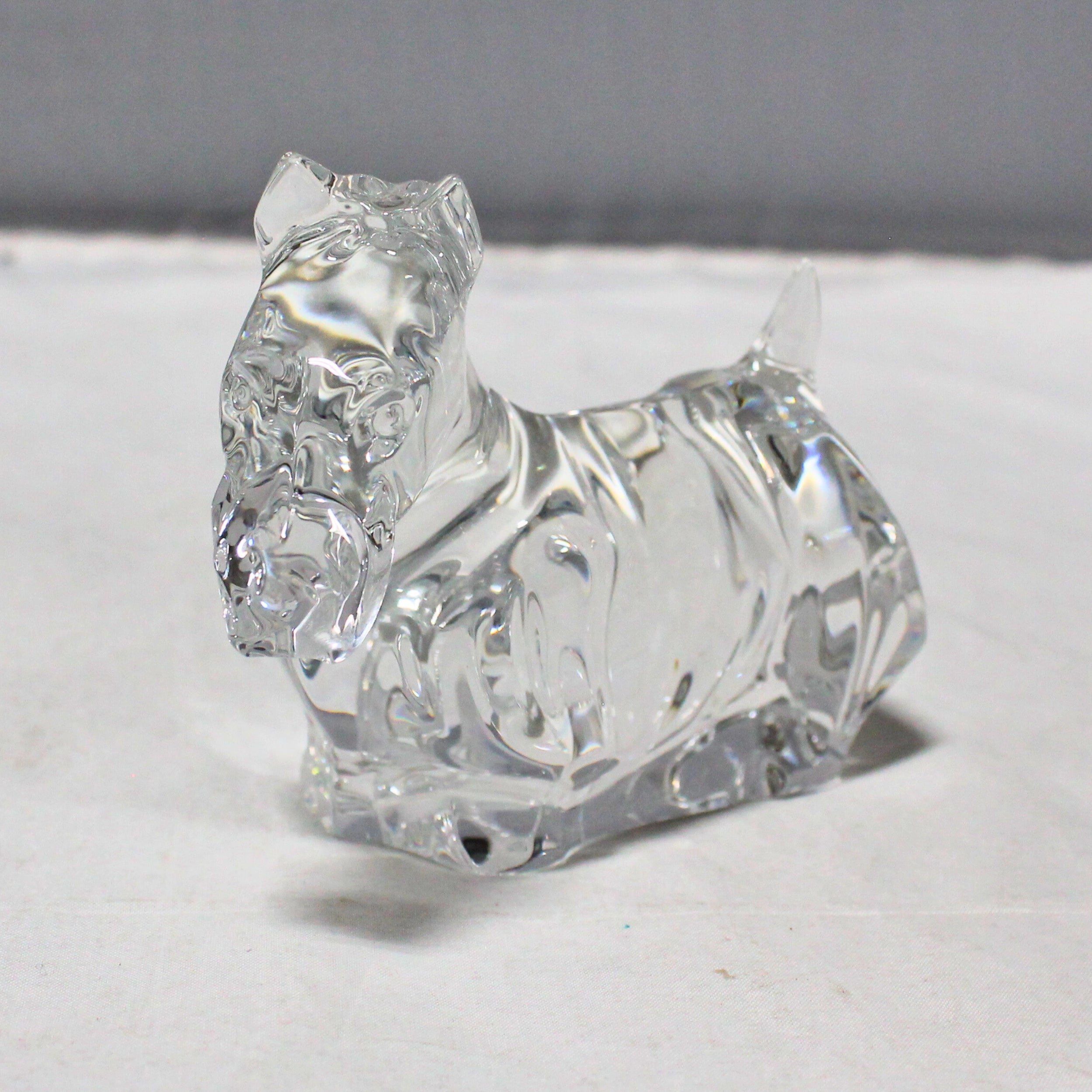 Baccarat Dog Crystal Figurine