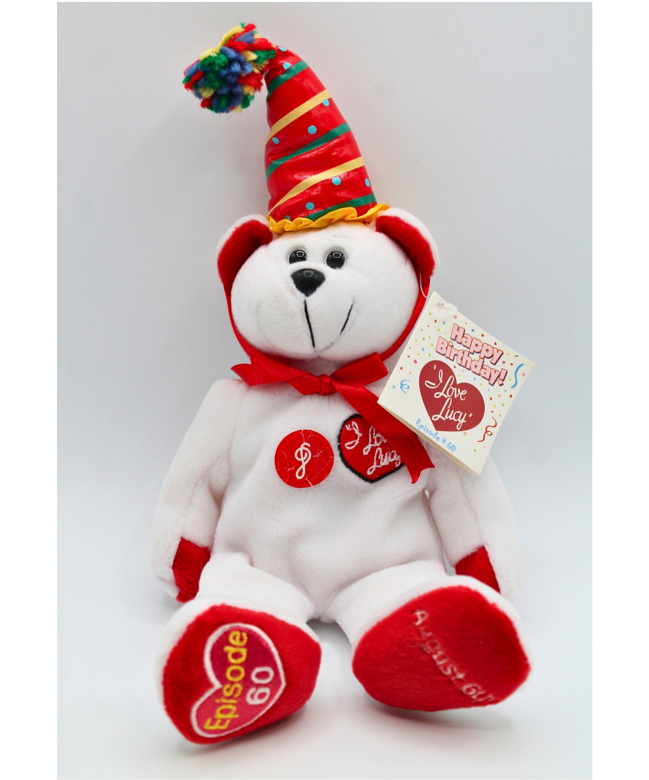 Classic Collecticritters |I Love Lucy Musical Birthday Bear | Non-Mint
