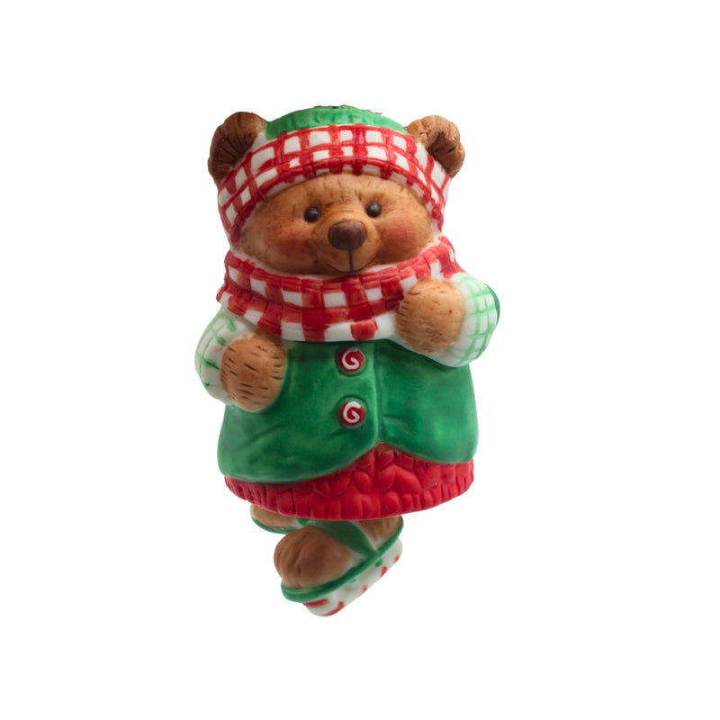 Hallmark Ornament: 2001 Skating Sugar Bell Bear | QX6005