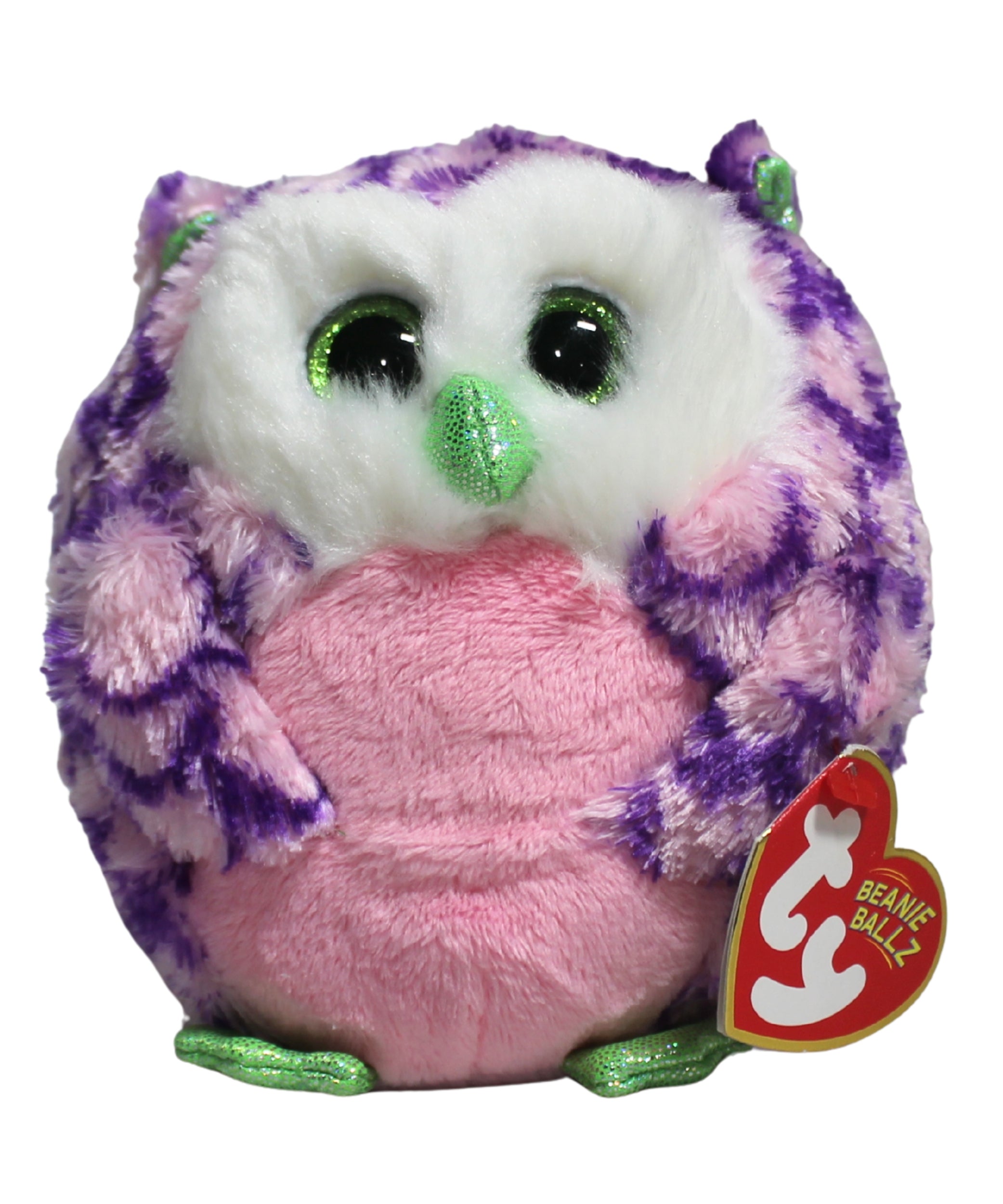 Beanie Ballz- Ozzy the Owl, Glitter Eyes