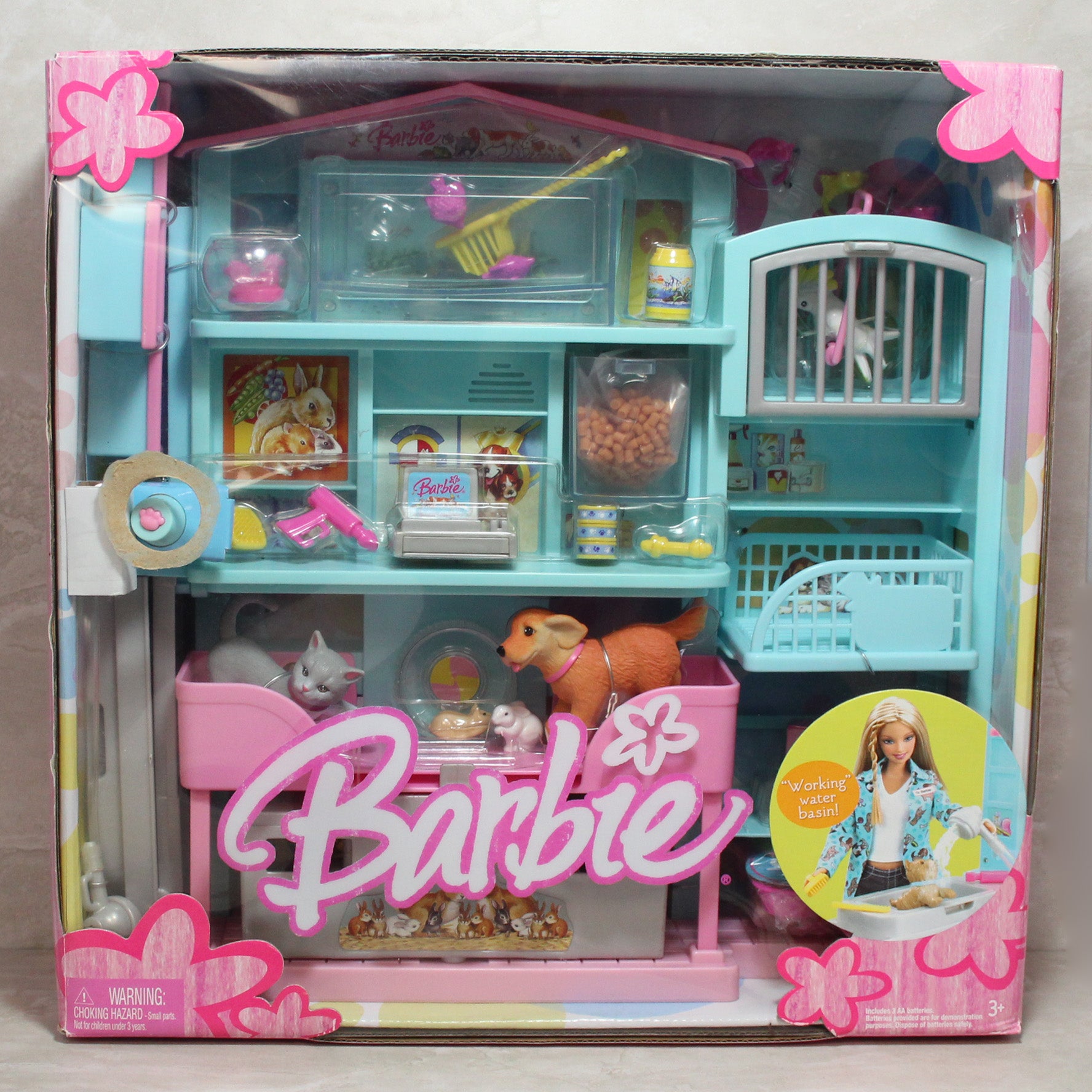 2002 Barbie Sweet Sounds Pet Center (B1618)
