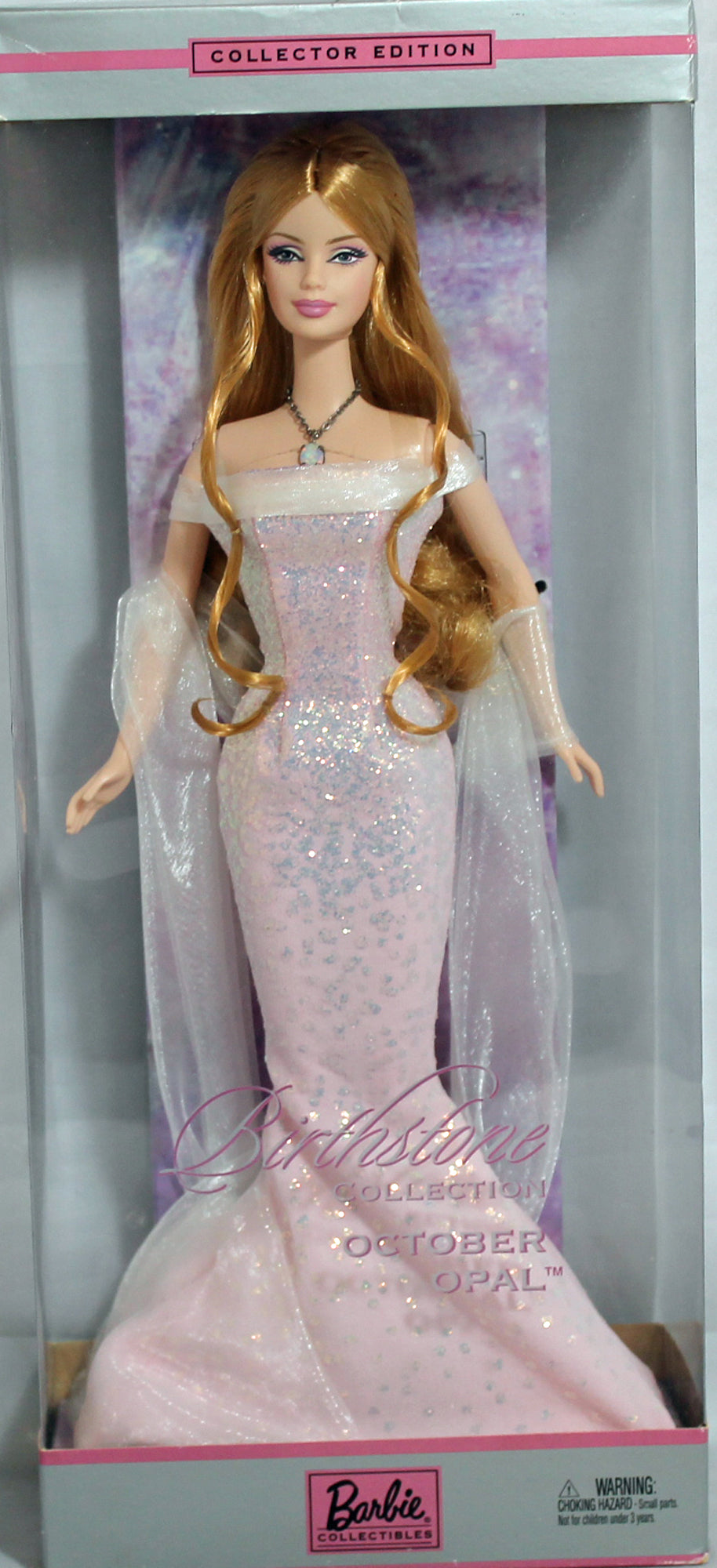 Mattel Birthstone Barbie Doll October Opal