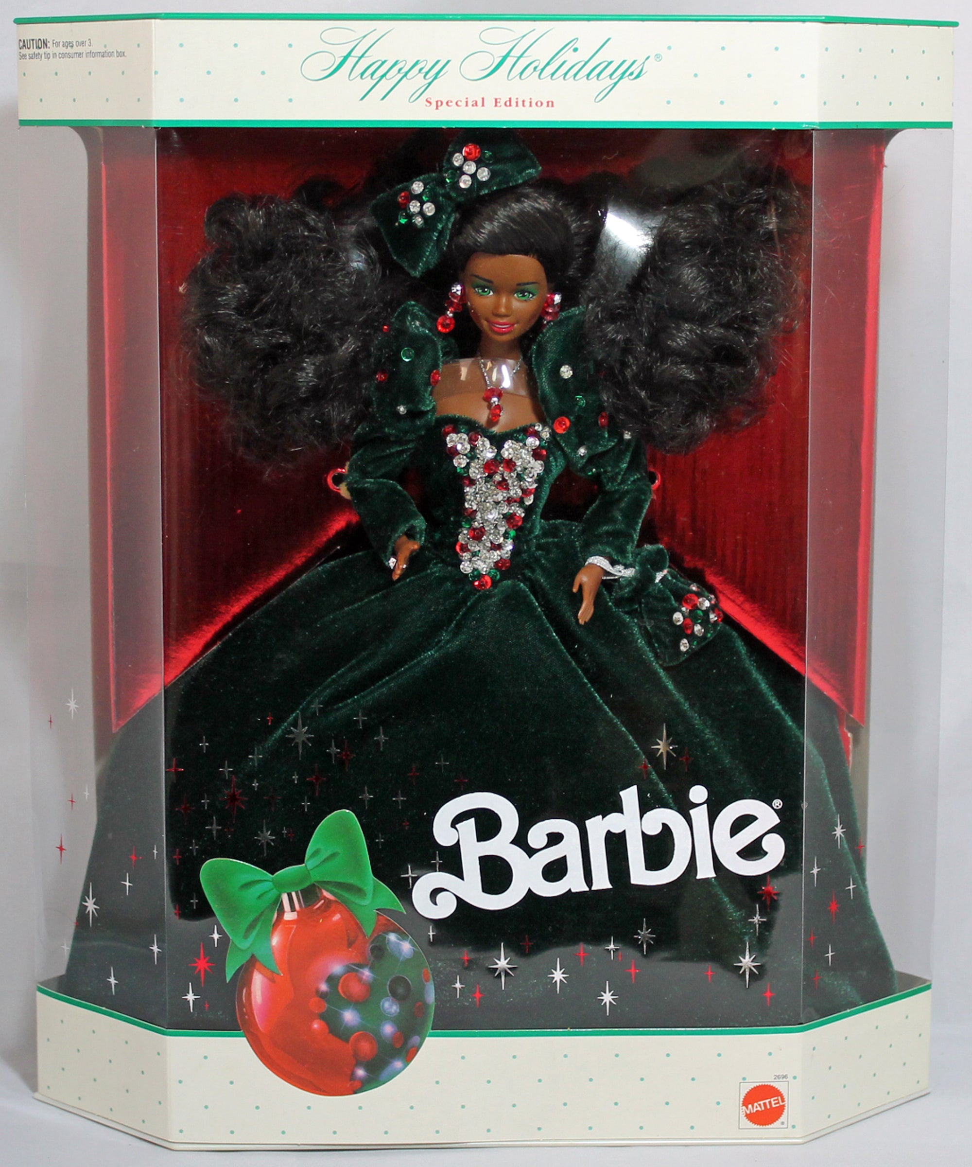 HAPPY HOLIDAYS top BARBIE 1991