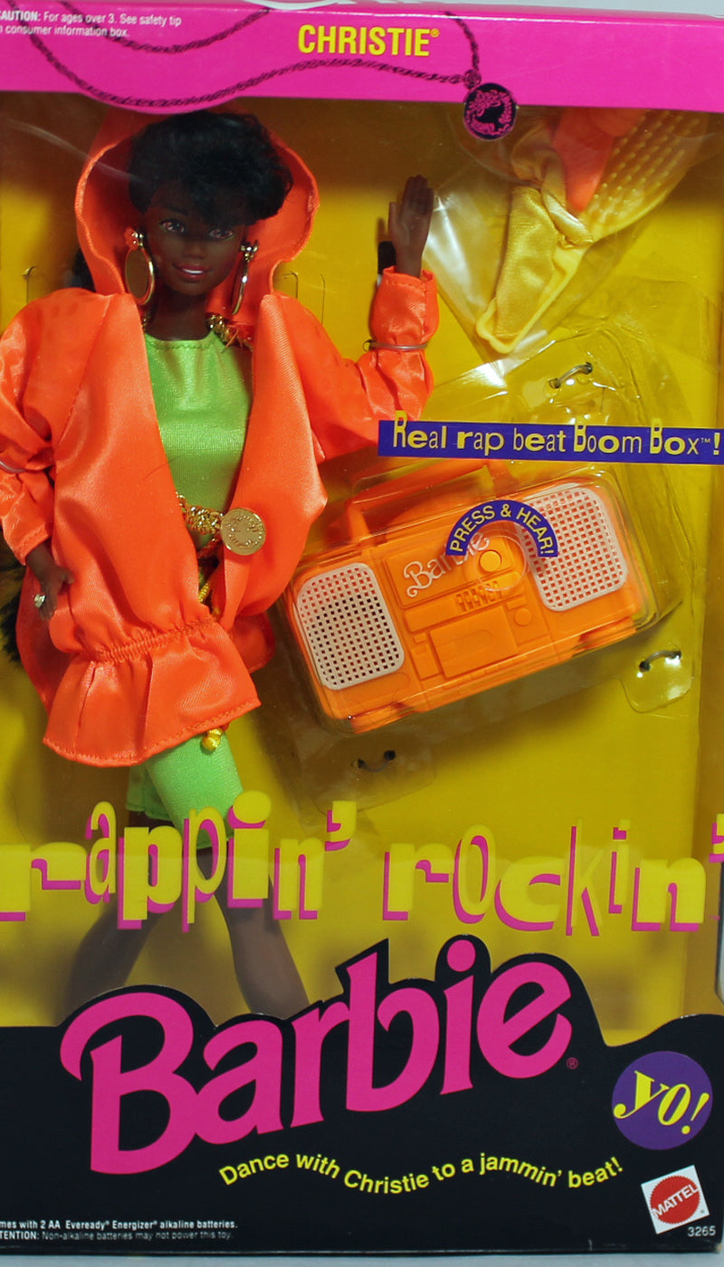 1991 Rappin Rockin Christie Barbie 3265