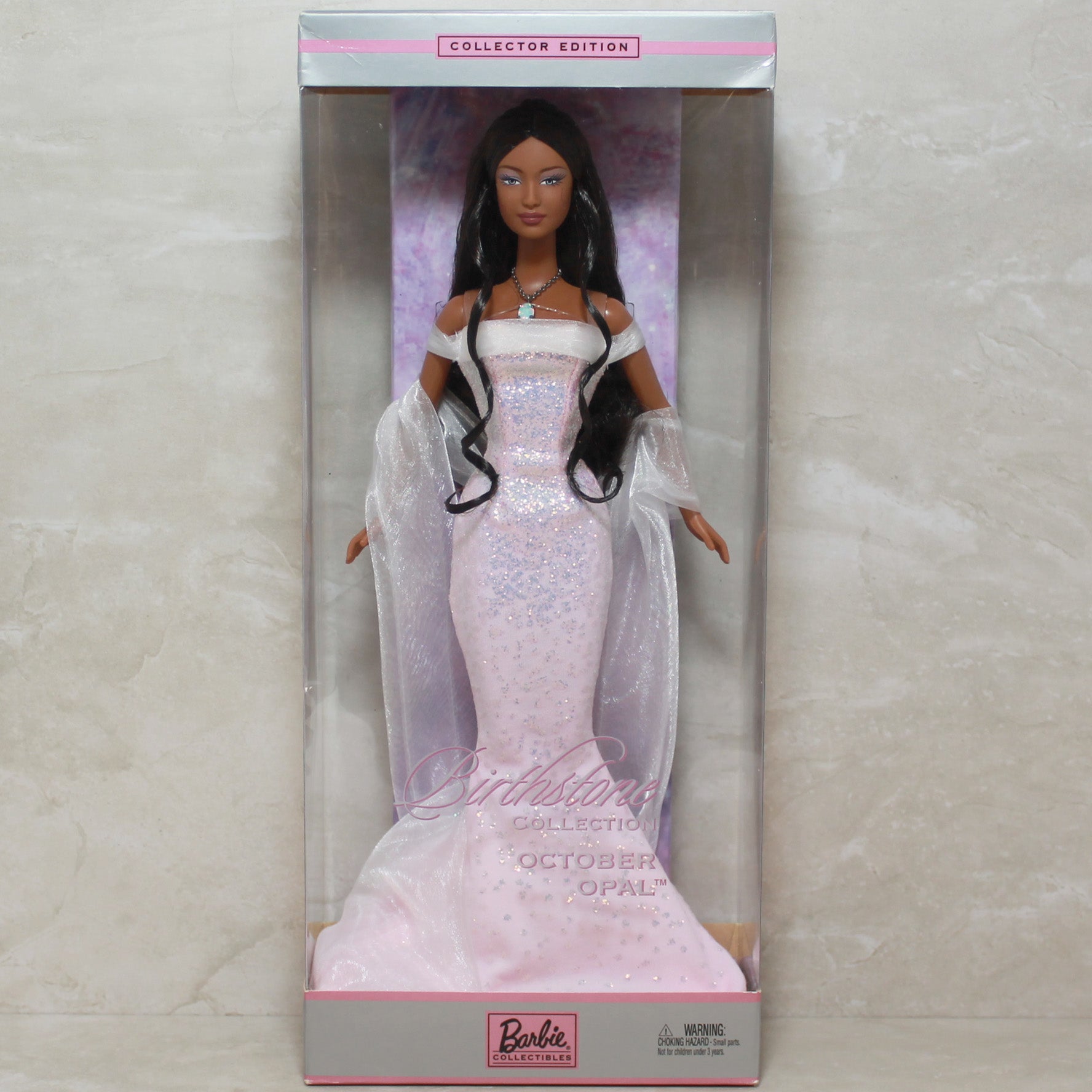 Mattel Birthstone Barbie Doll October Opal