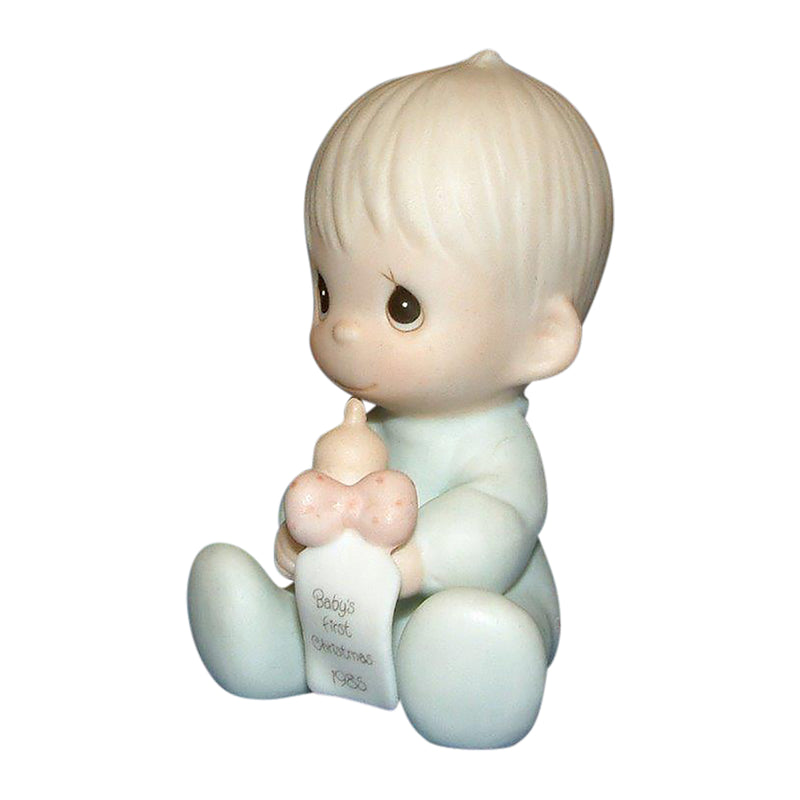 Precious Moments Figurine: 015539 Baby's First Christmas | Dated 