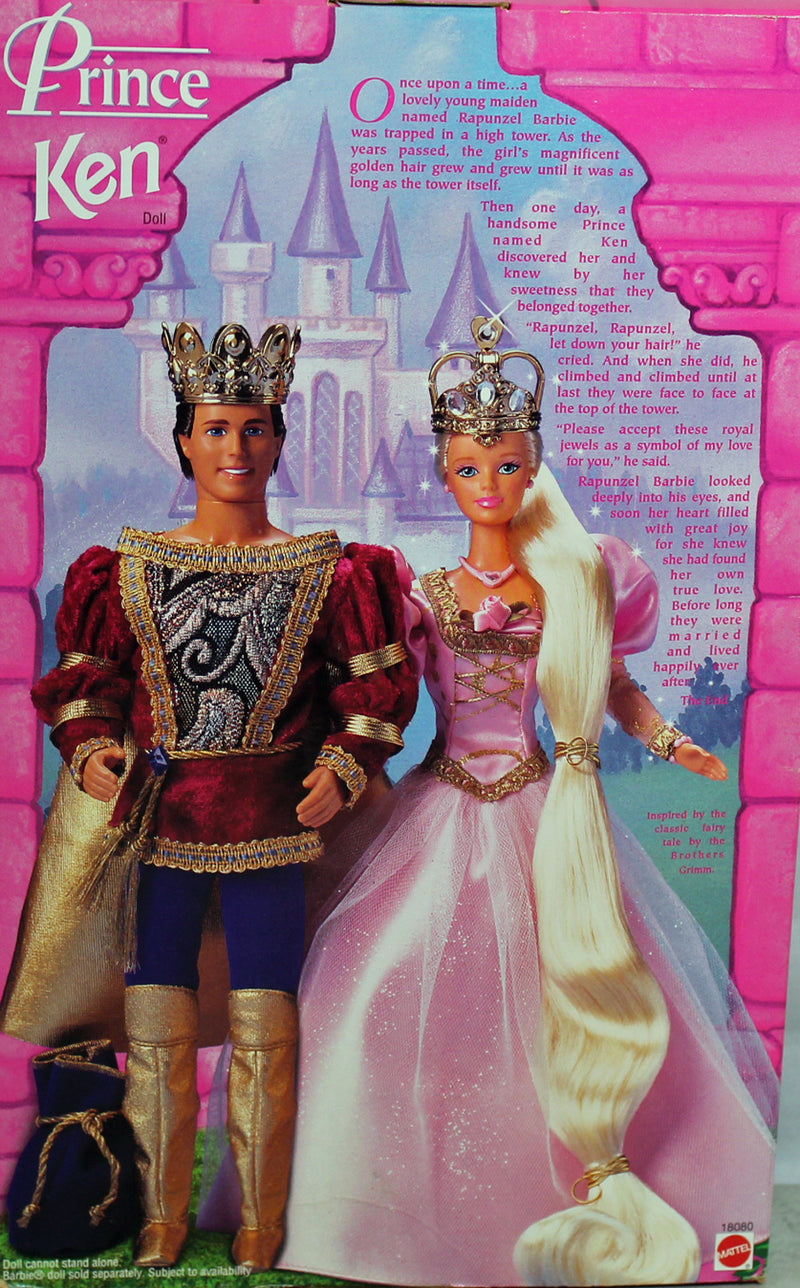 1997 Rapunzel Prince Ken Barbie (18080)