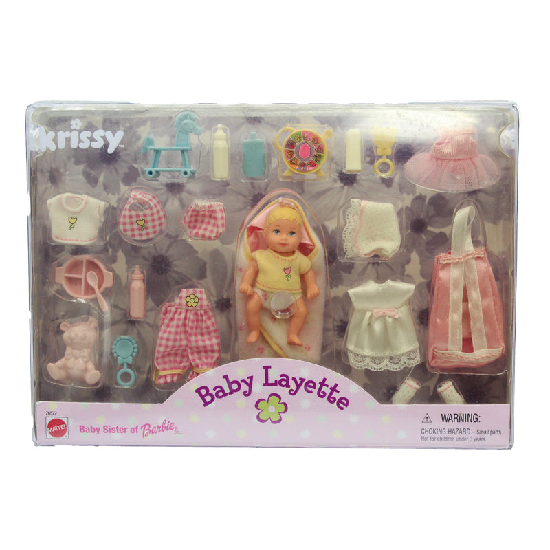 1999 Krissy Baby Layette Barbie (26572) - Gift Set