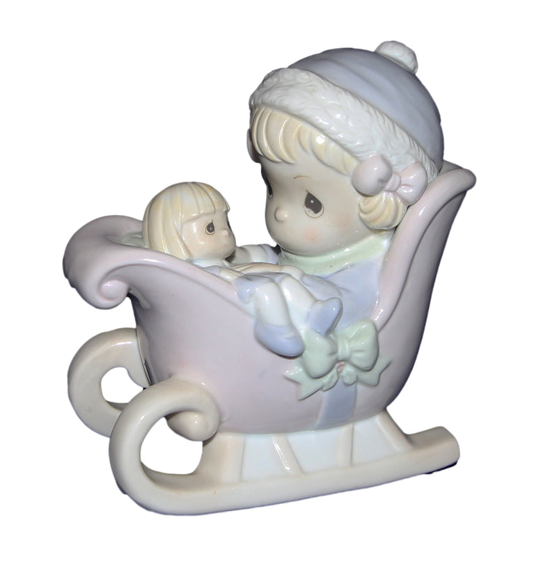 Precious Moments Figurine: 307270 Oh What Fun it is to Ride | Night Light