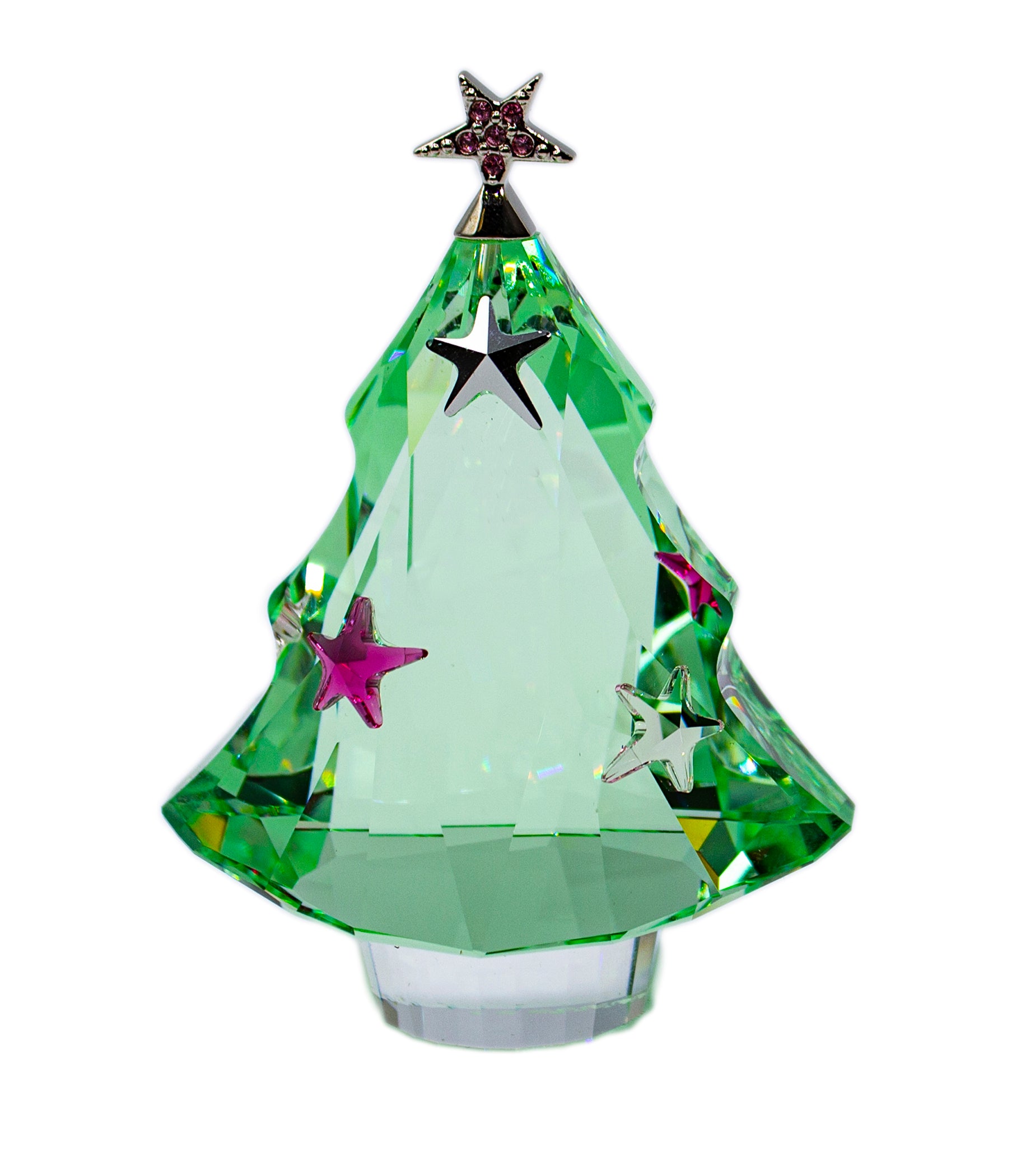 Swarovski Figurine 5003401 Christmas Tree Chrysolite