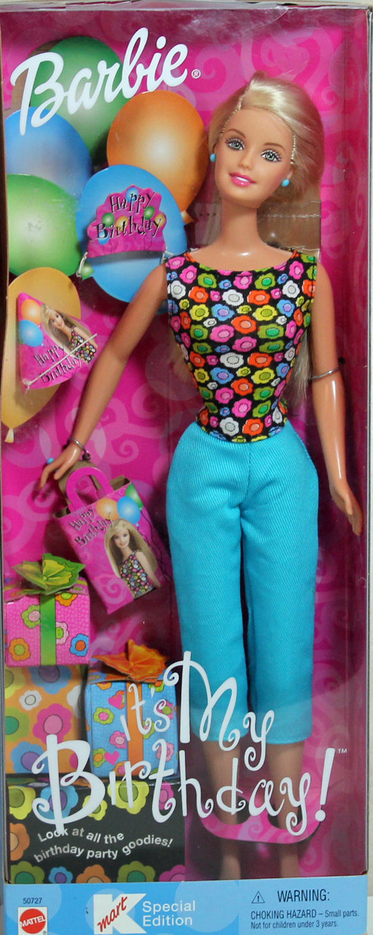2001 It's My Birthday Barbie (50727) - Blonde