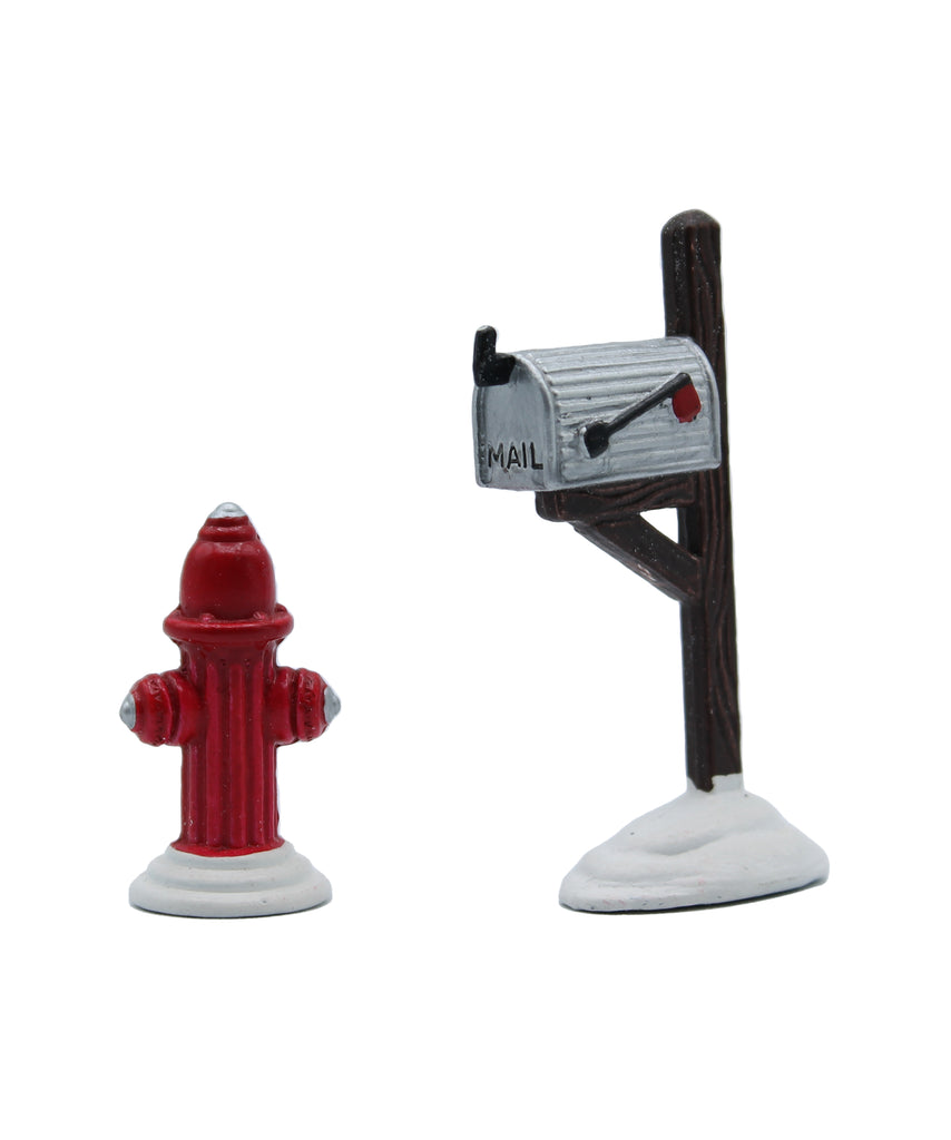 Department 56: 51322 Fire Hydrant and Mailbox - Set of 2
