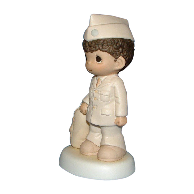 Precious Moments Figurine: 527297 Bless Those Who Serve Their Country | African American Soldier