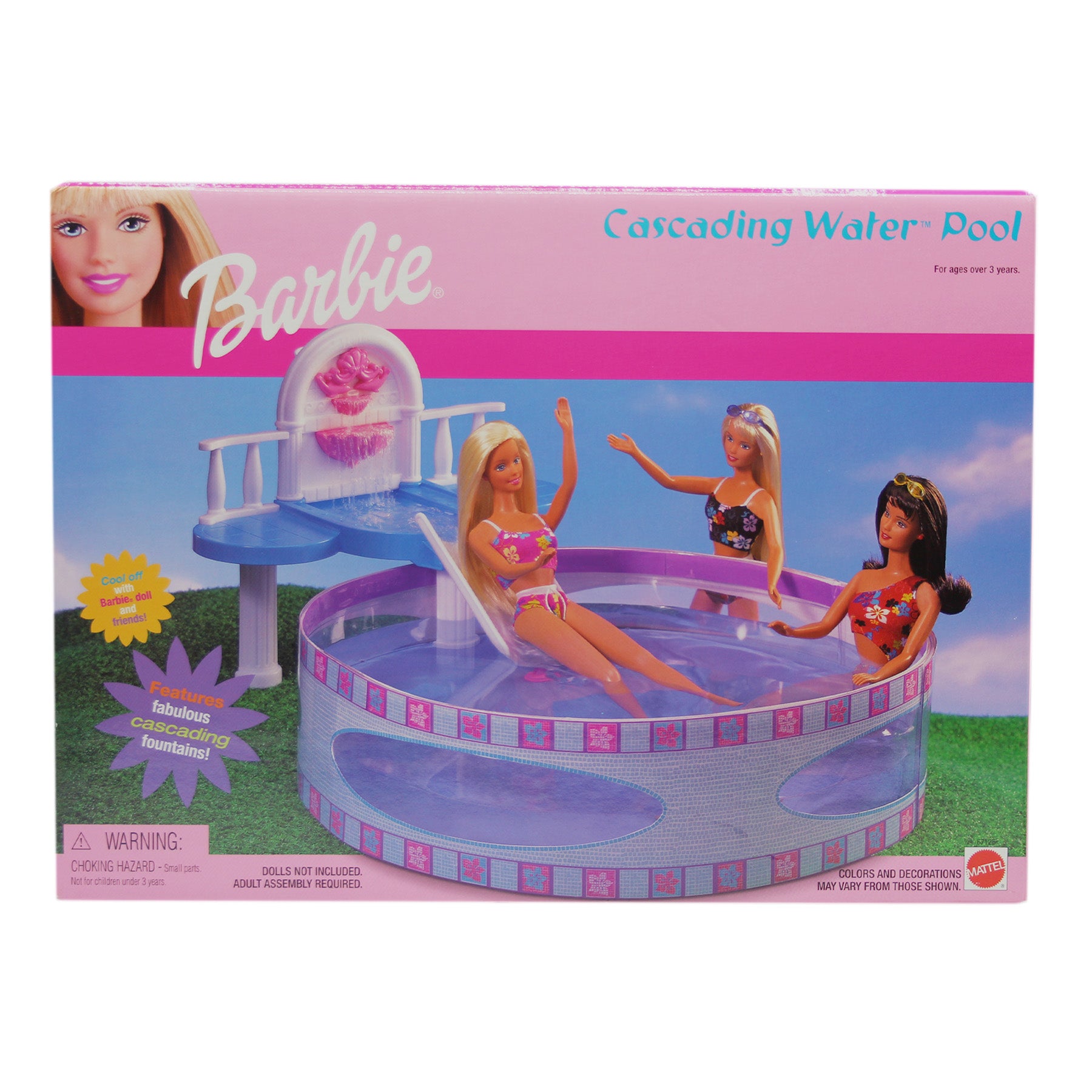 Barbie fabulous fountain online pool