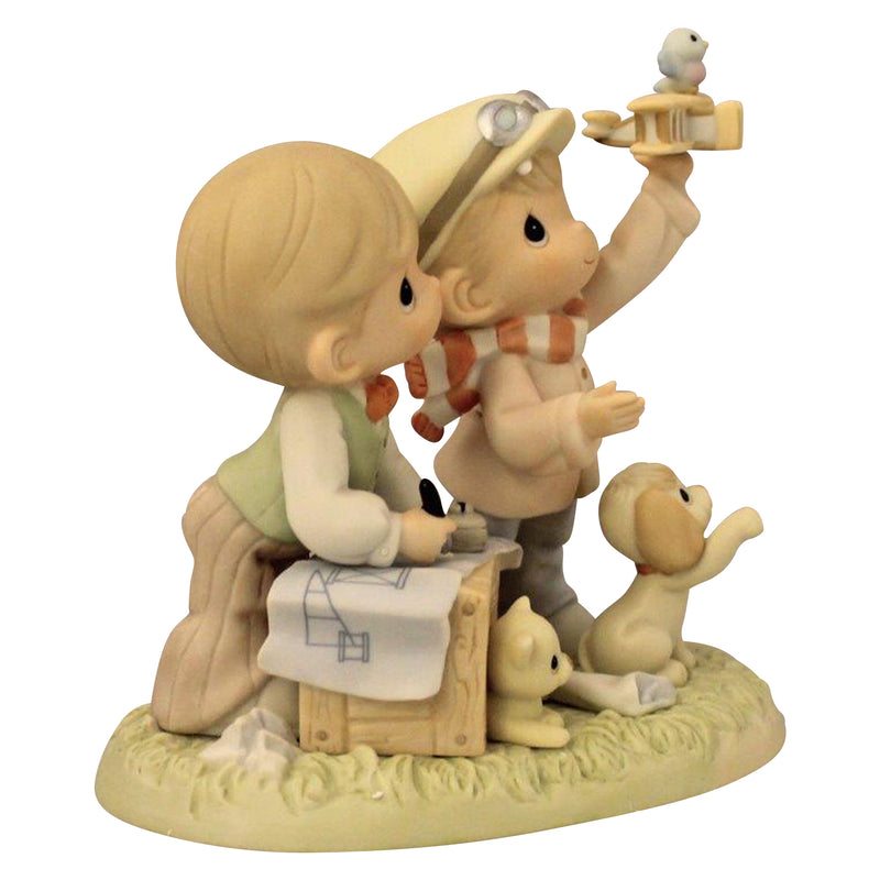 Precious Moments Figurine: 937282 We've Got the Right Plan