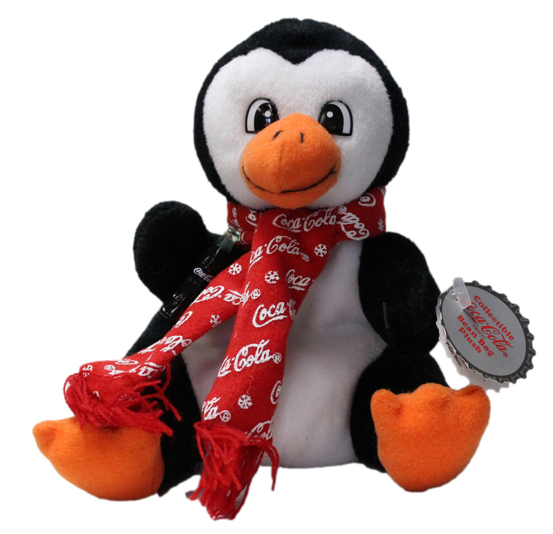 Coke Plush: Penguin in Snowflake Scarf