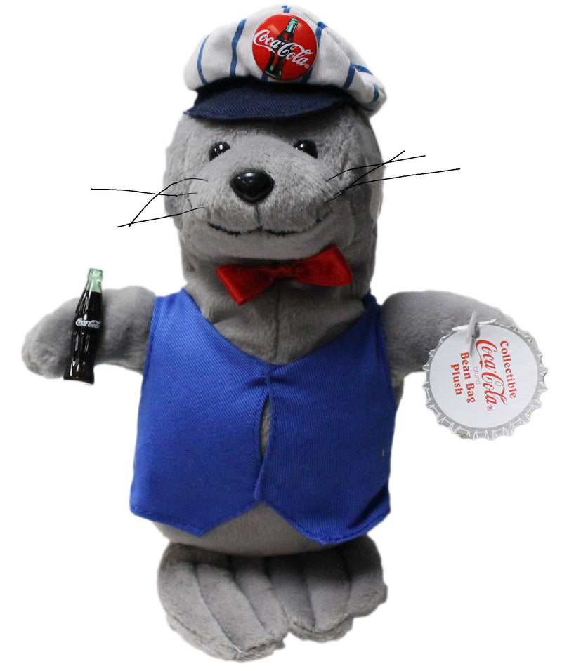 Coke Plush: Seal in Delivery Outfit