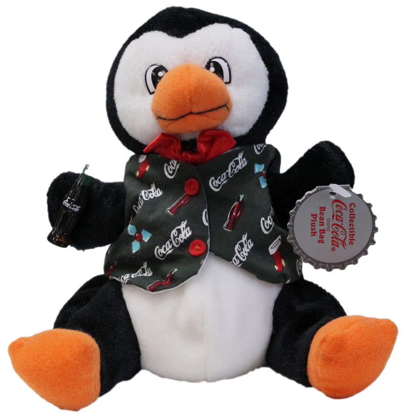 Coke Plush: Penguin in Holiday Vest