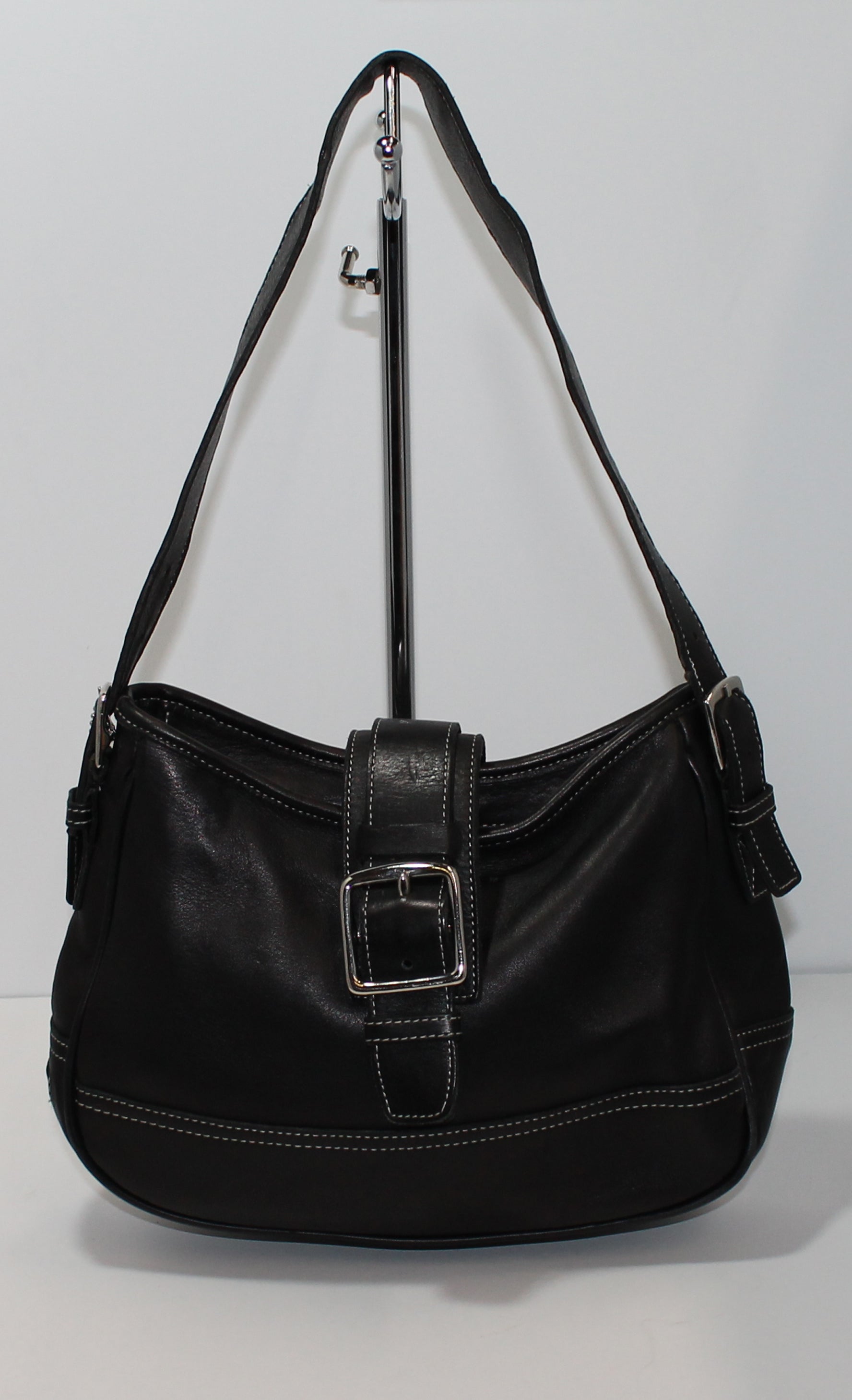 Coach Purse: 7584 Black Hampton Shoulder Bag
