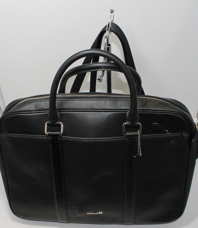 Coach Purse: F54763 Black Leather Briefcase