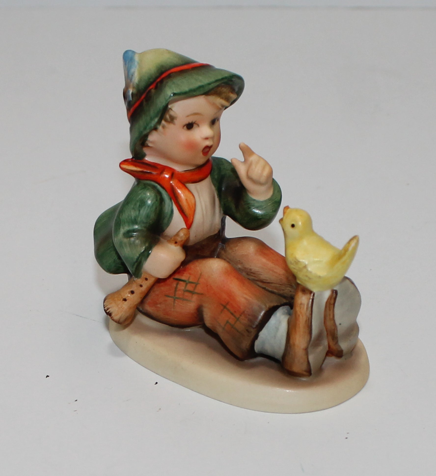 Vintage 2024 Hummel Figurine - Singing Lesson - Boy and Bird