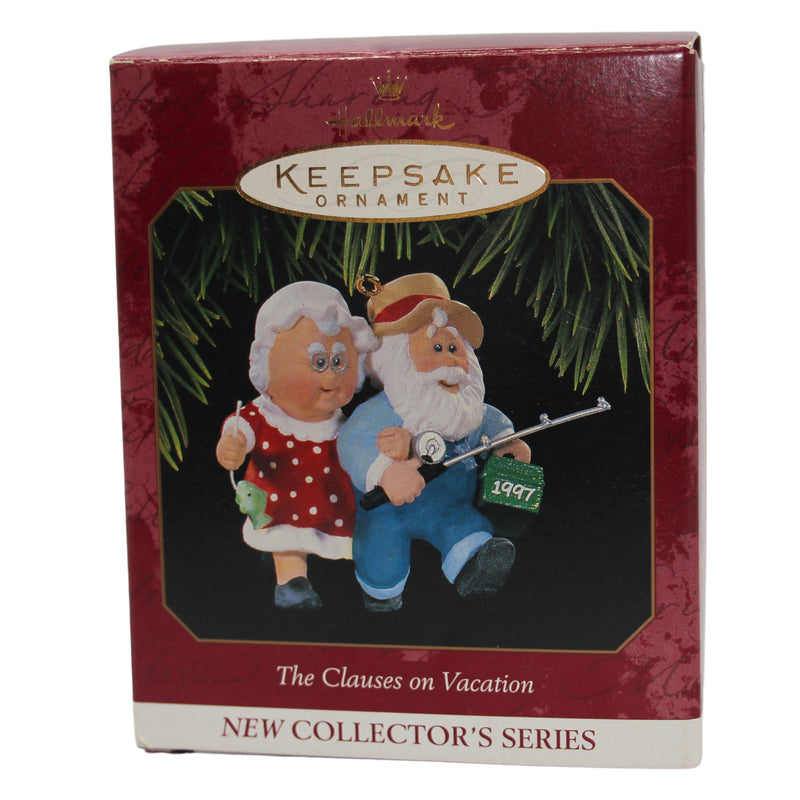 Hallmark Ornament: 1997 The Clauses on Vacation | QX6112 | 1st in Series