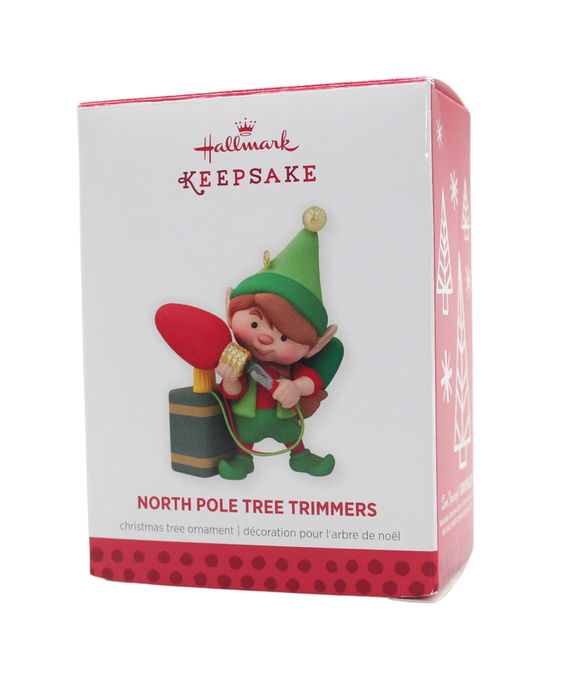 Hallmark Ornament: 2013 North Pole Tree Trimmers | QX9202 | 1st in series