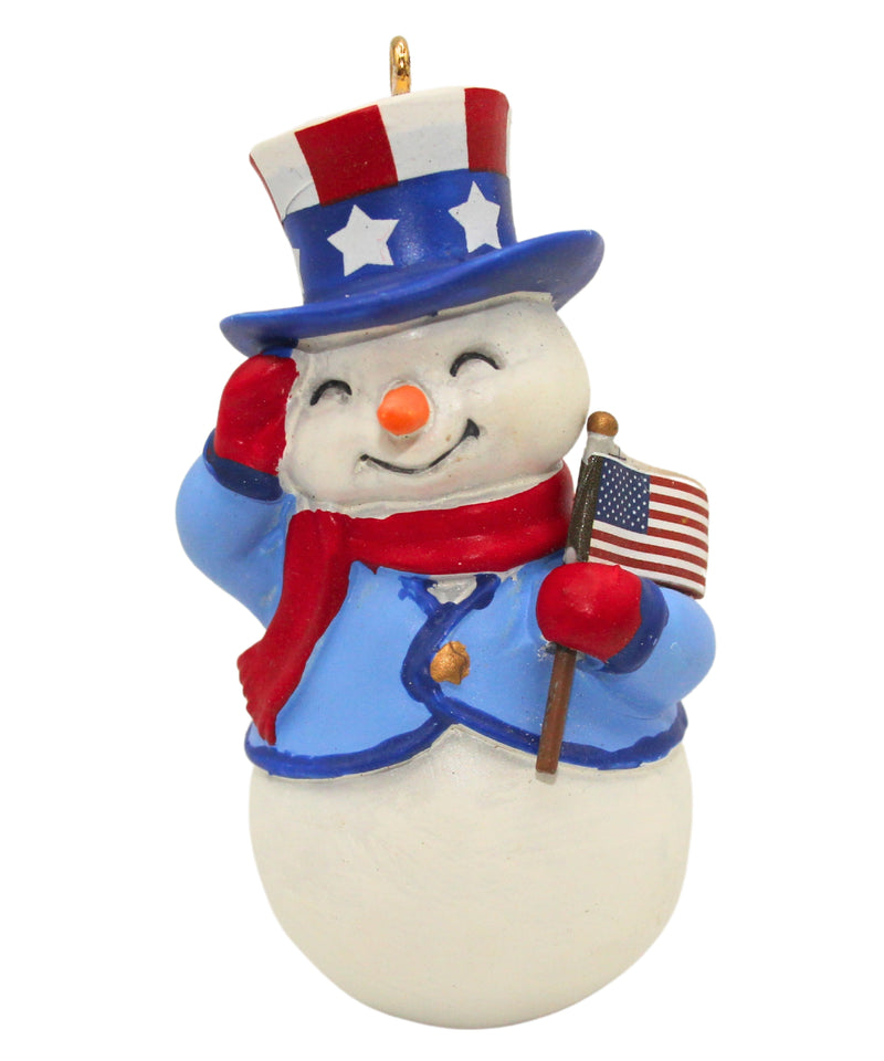 Hallmark Ornament: 2012 Patriotic Snowman | QXG4681