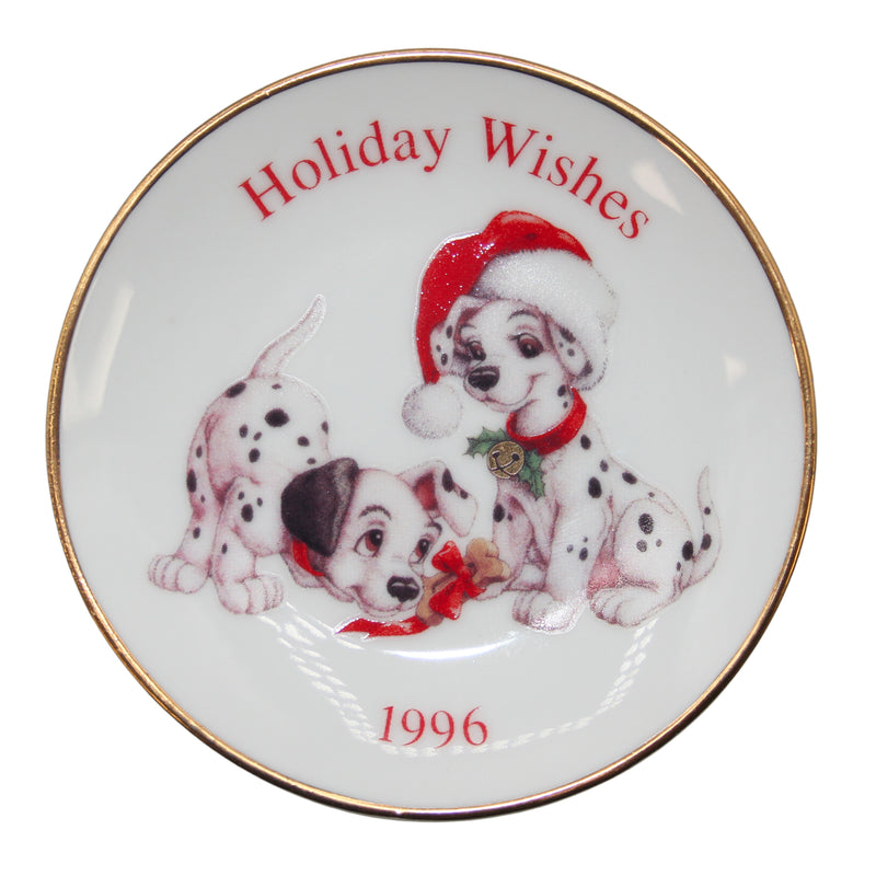 Hallmark Ornament: 1996 Holiday Wishes | QXI6544 | 101 Dalmations