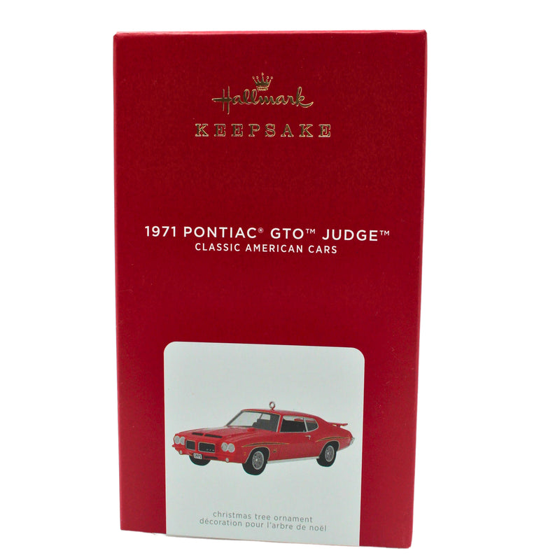 Hallmark Ornament: 2021 Pontiac GTO Judge - 1971  | QXR9235 | GM