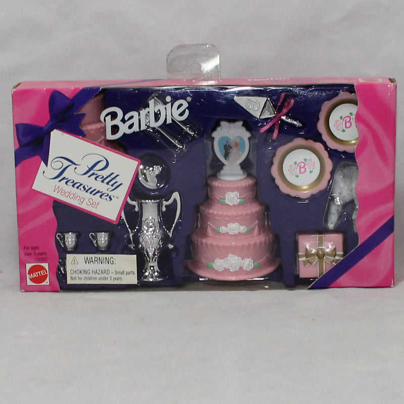 Barbie Bridal Fashions - Set of 2 - with Barbie Pretty Teasure Wedding Set