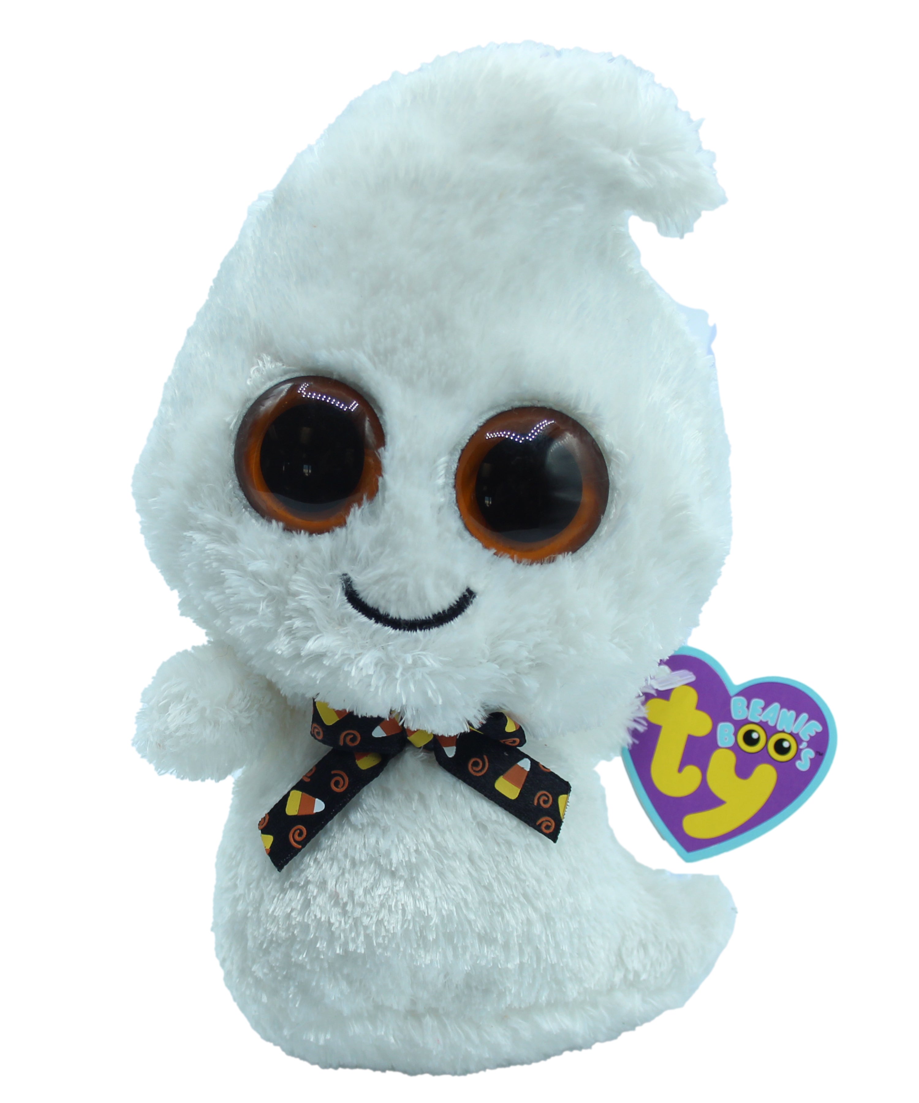 Ty Beanie Boo: Phantom the Ghost Solid Eyes, Regular Size