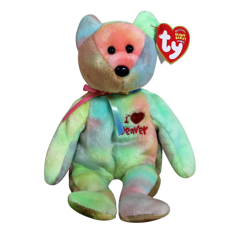 Ty Beanie Baby: I Love Denver the Bear