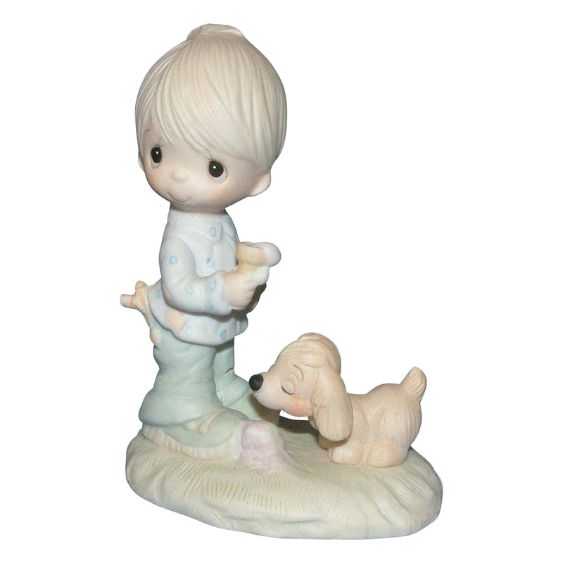 Precious Moments Figurine: E-1374B Praise the Lord Anyhow | Boy