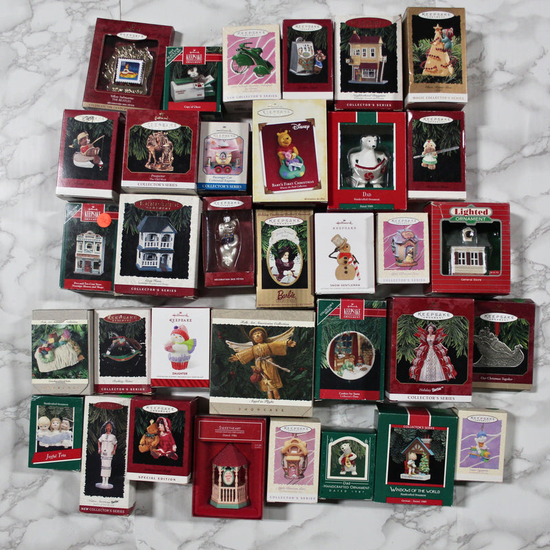 Hallmark Ornament Mystery Box - Random Lot of 75 Ornaments with boxes