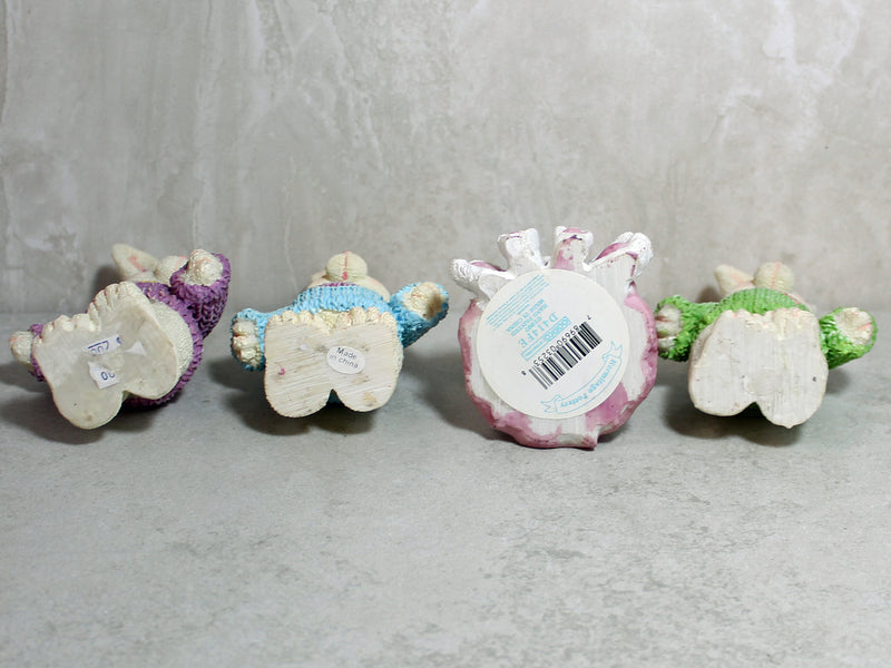 4 Adorable Pottery Bunnies