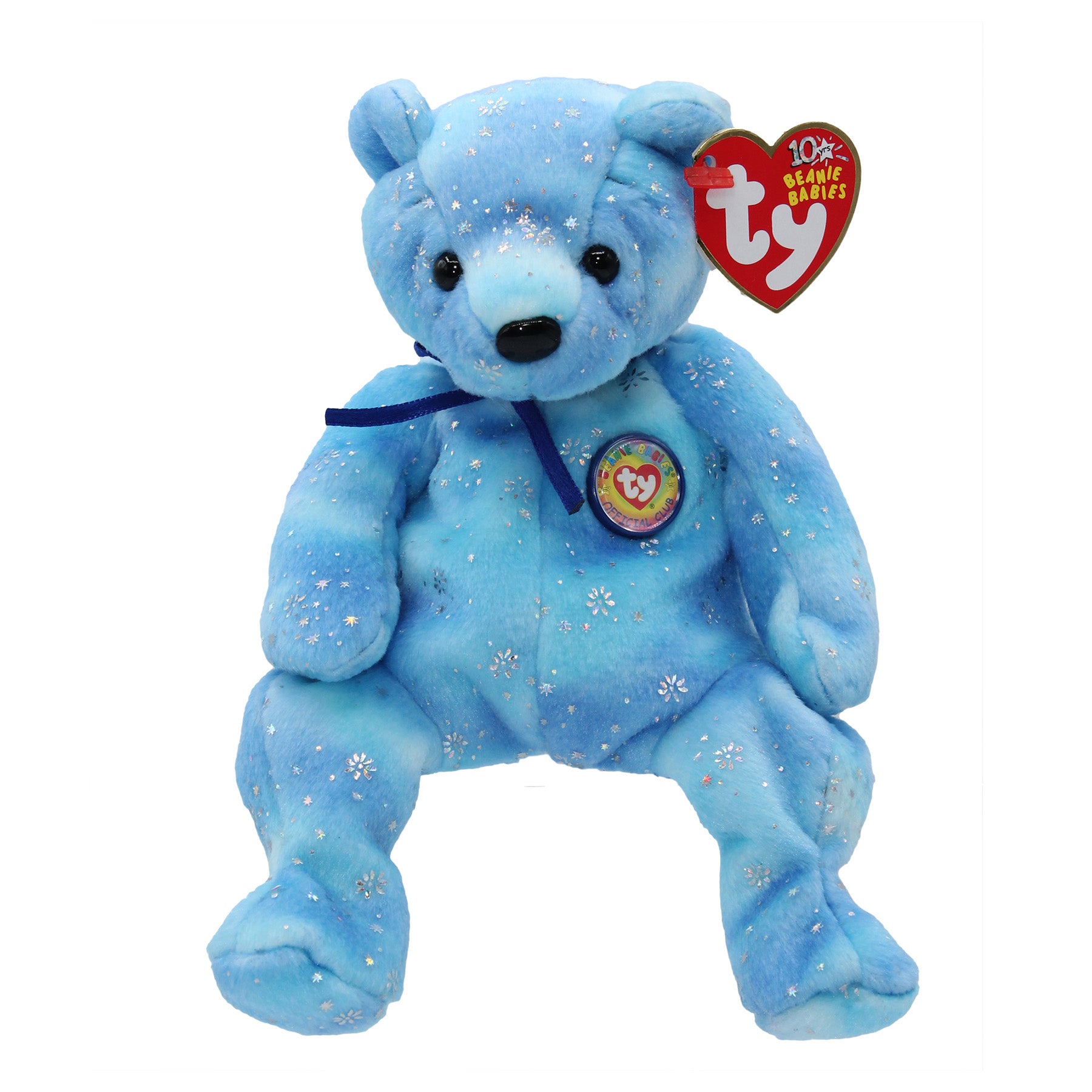 Ty Beanie Baby: Clubby the Blue Bear BBOC - Main Image
