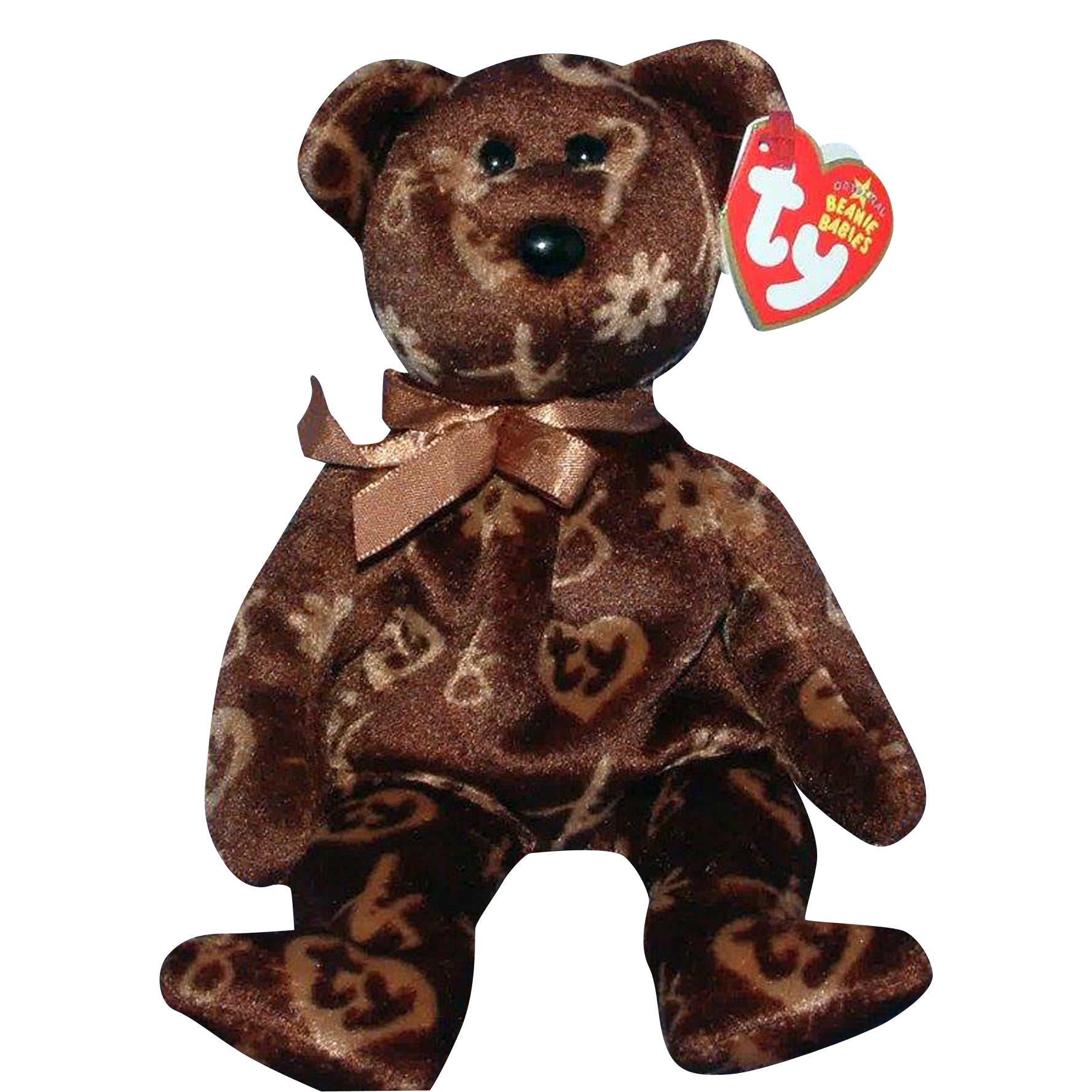 Ty shops Beanie Babies - signature bear (almost) complete set