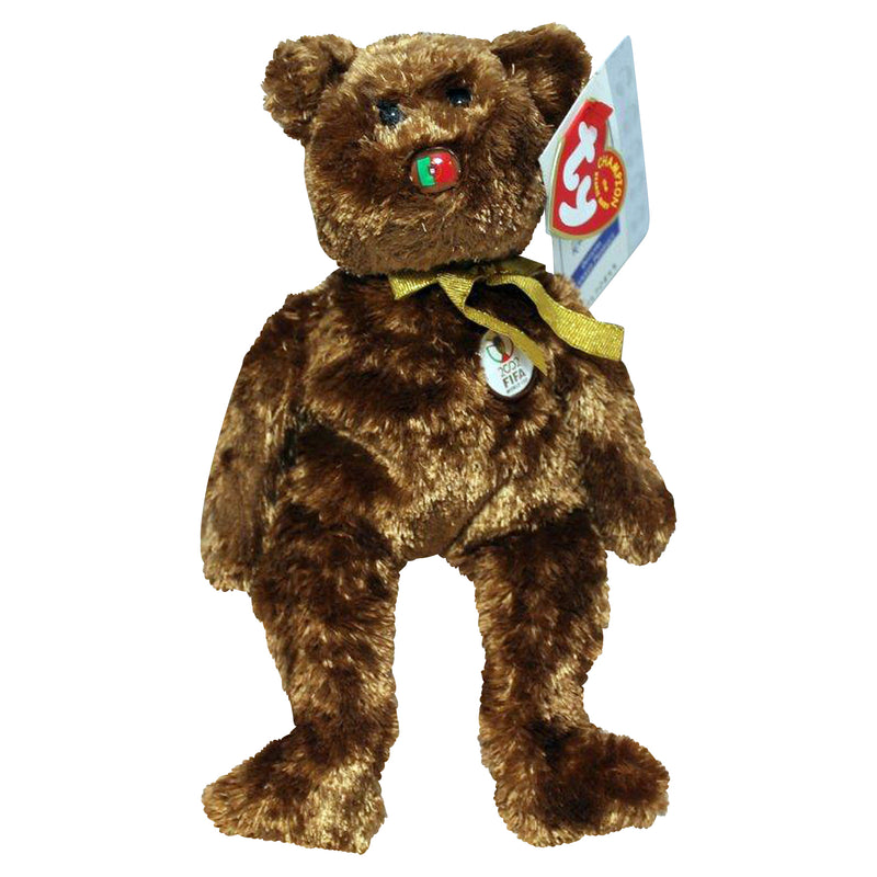 Ty Beanie Baby: Champion Portugal FIFA World Cup Bear