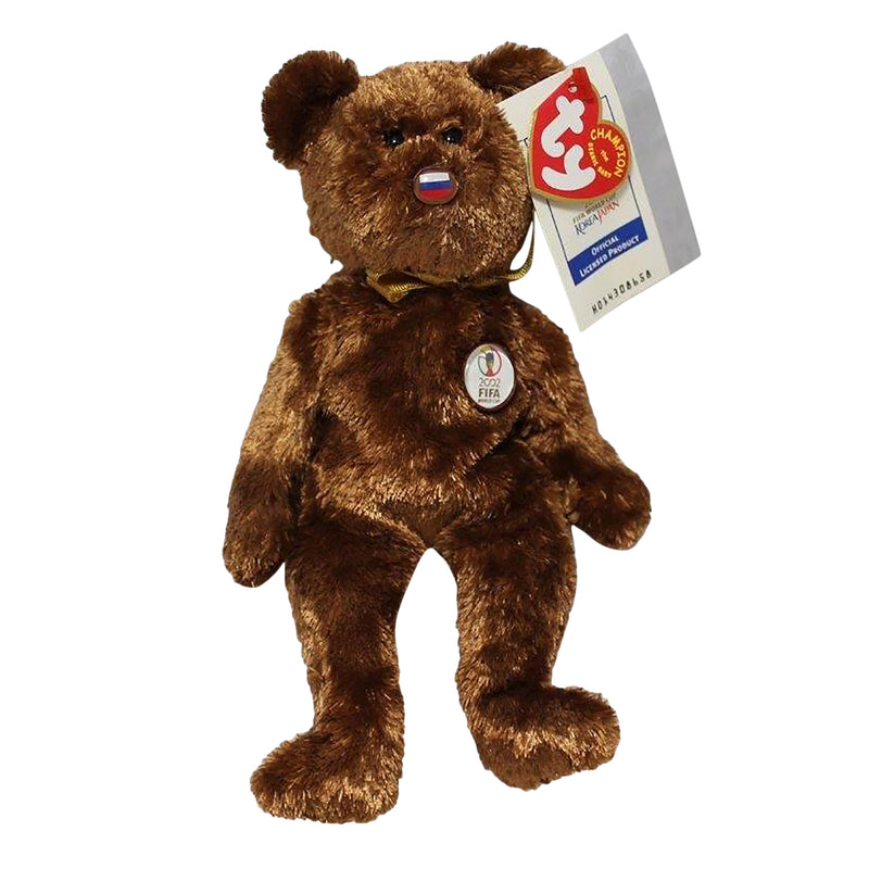Ty Beanie Baby: Champion Russia FIFA World Cup Bear