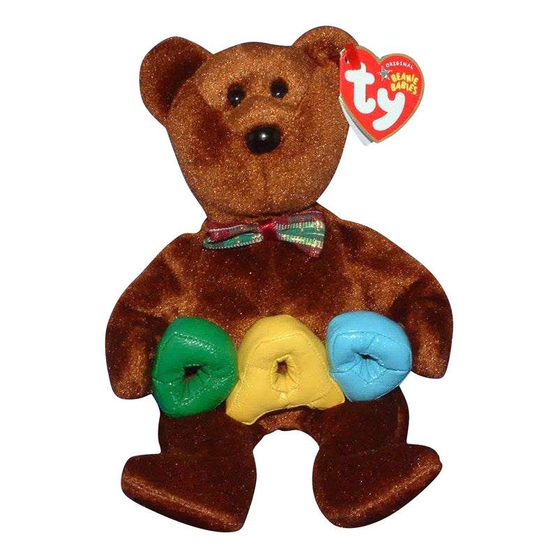 Ty Beanie Baby: Dad the Bear - Yellow "A"