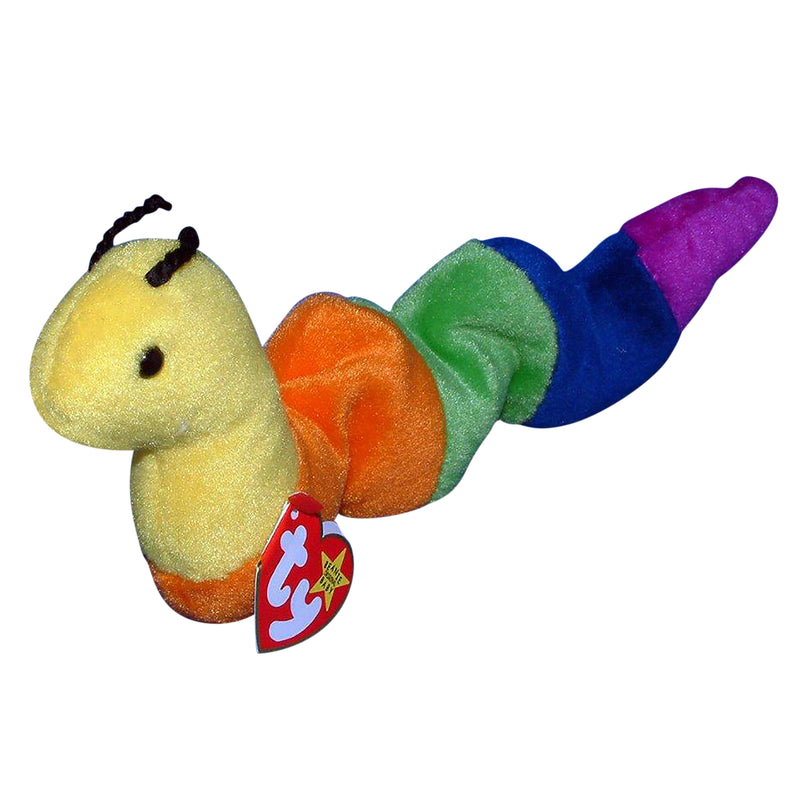 Ty Beanie Baby: Inch the Inchworm - Yarn Antenna