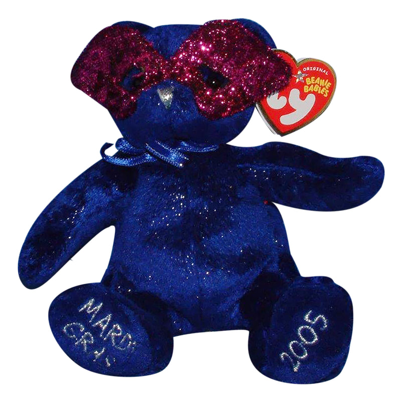 Ty Beanie Baby: Mardi Gras the Bear