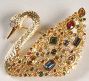 Swarovski Figurine: 0004418 Centerary Swan Brooch