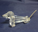 Swarovski Figurine: 010003 Dachshund floppy tail