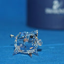 Swarovski Figurine: 010028  Mini Pig - Variation 2