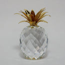 Swarovski Figurine: 010044 Large Gold Pineapple - Version 1