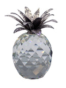 Swarovski Figurine: 010081 Large Rhodium Pineapple - Hammered Leaves